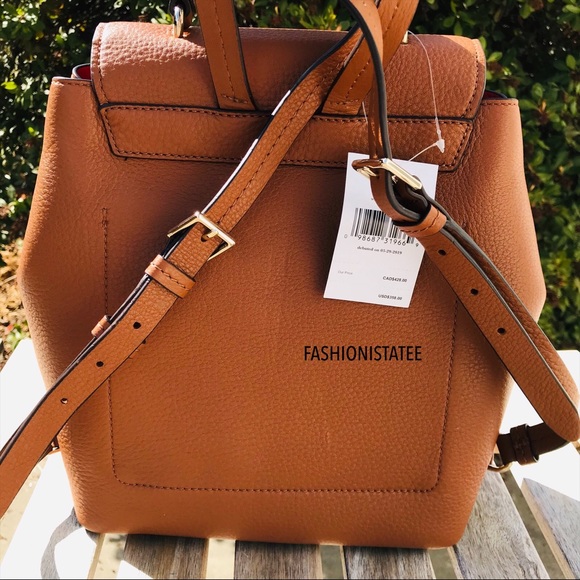 Kate Spade Hayes Medium Backpack Ginger Tassel - Picture 5 of 8